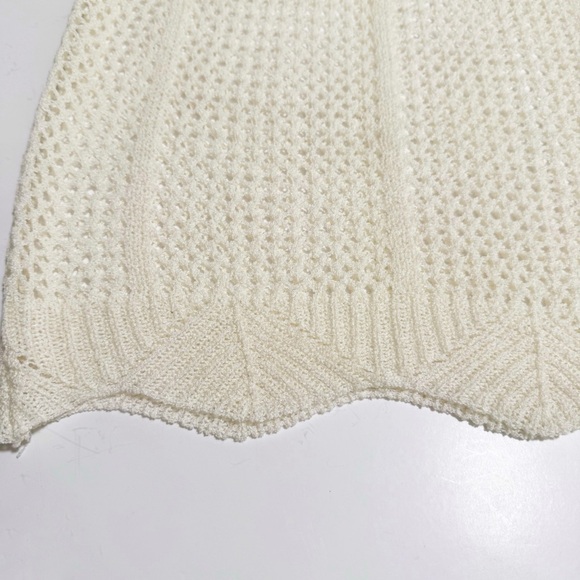 NEW POL Open Knit Crochet Tank Dress Swim Cover - Picture 9 of 14